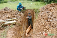 越南乂安省：成功引爆战争遗留340公斤炸弹